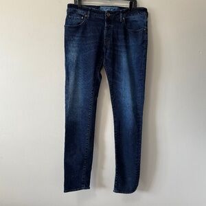 Jacob Cohen Dark Blue Slim Men Jeans